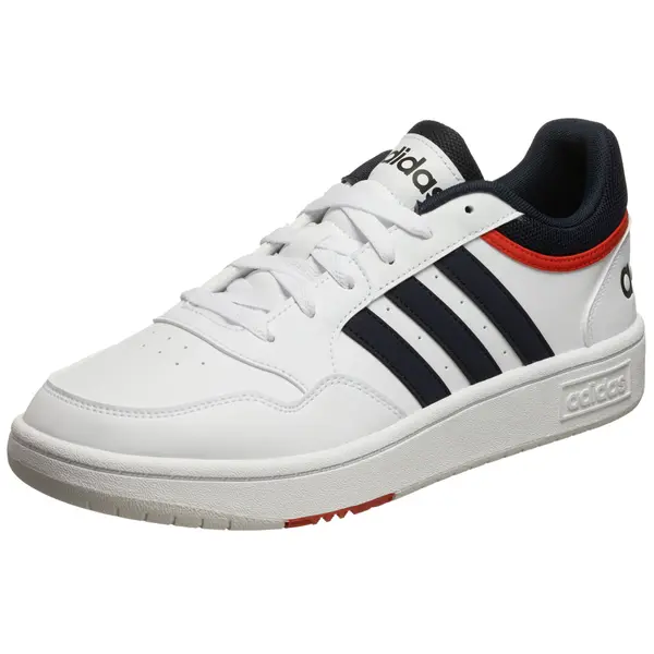 ADIDAS SPORTSWEAR ADIDAS SPORTSWEAR Niske tenisice 'Hoops 3.0'  crvena / crna / bijela