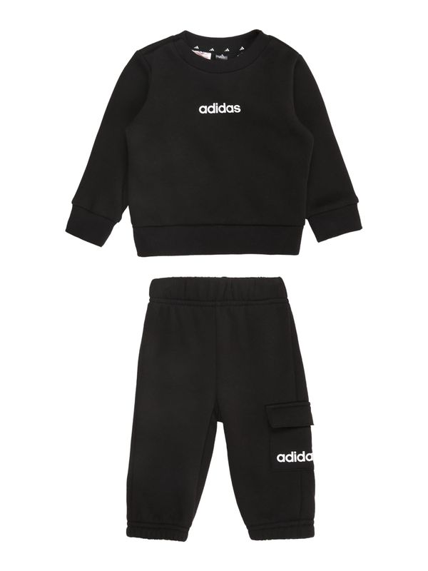 Adidas ADIDAS SPORTSWEAR Odjeća za vježbanje  crna / bijela