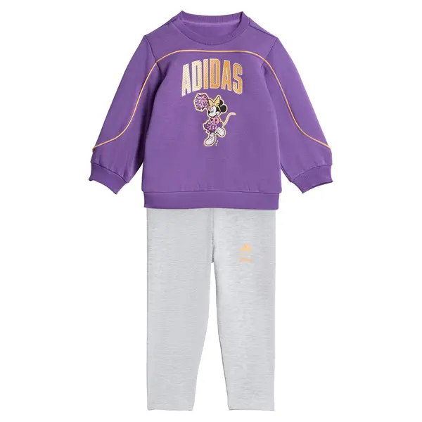 ADIDAS SPORTSWEAR ADIDAS SPORTSWEAR Odjeća za vježbanje 'Disney Minnie Maus'  tamo žuta / siva melange / ljubičasta / bijela