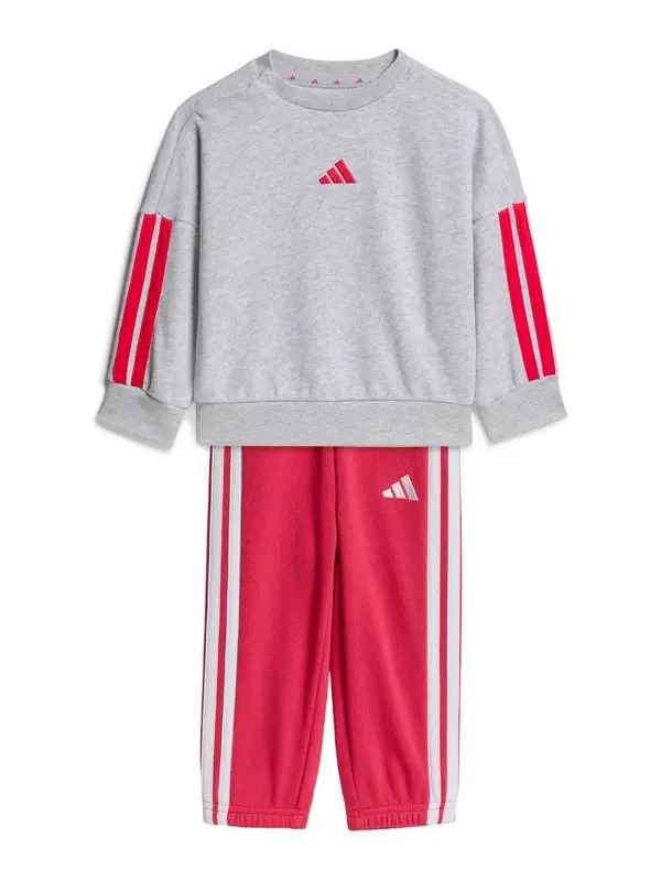 ADIDAS SPORTSWEAR ADIDAS SPORTSWEAR Odjeća za vježbanje 'Essentials'  siva melange / svijetlo crvena