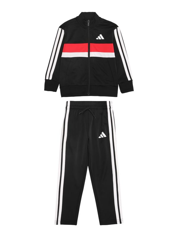 Adidas ADIDAS SPORTSWEAR Odjeća za vježbanje 'Seasonal Essentials Tiberio'  crvena / crna / bijela