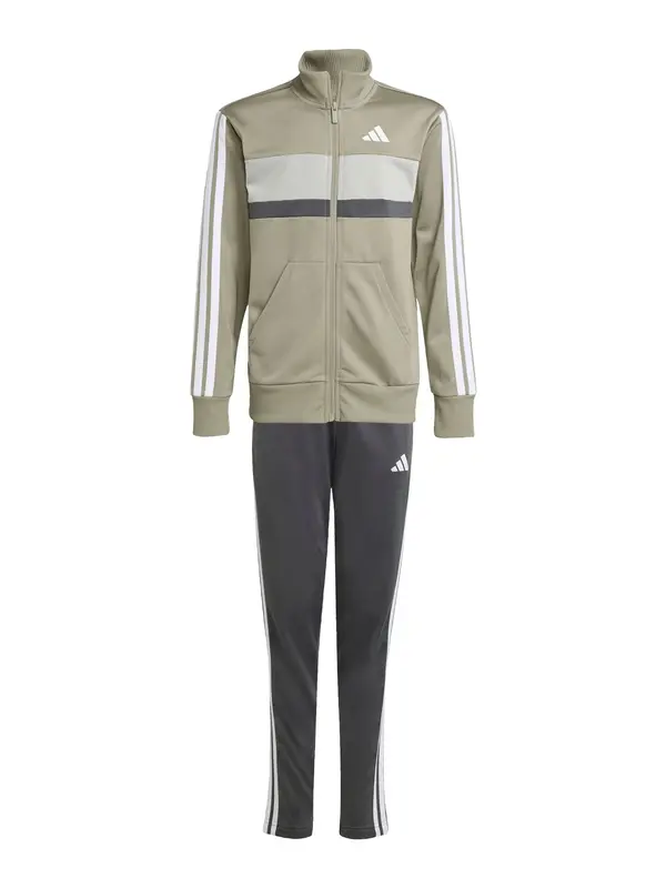 ADIDAS SPORTSWEAR ADIDAS SPORTSWEAR Odjeća za vježbanje 'Seasonal Essentials Tiberio'  svijetlosiva / tamo siva / maslinasta / bijela