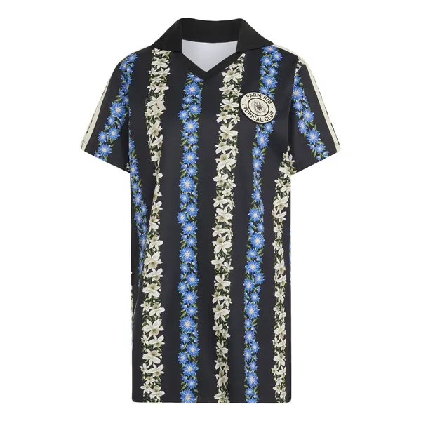 ADIDAS SPORTSWEAR ADIDAS SPORTSWEAR Sportska haljina 'Adidas X Farm Rio'  boja pijeska / kraljevsko plava / zelena / crna