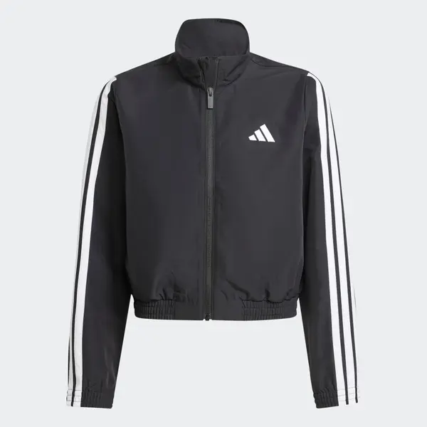 ADIDAS SPORTSWEAR ADIDAS SPORTSWEAR Sportska jakna 'Essentials'  crna / bijela