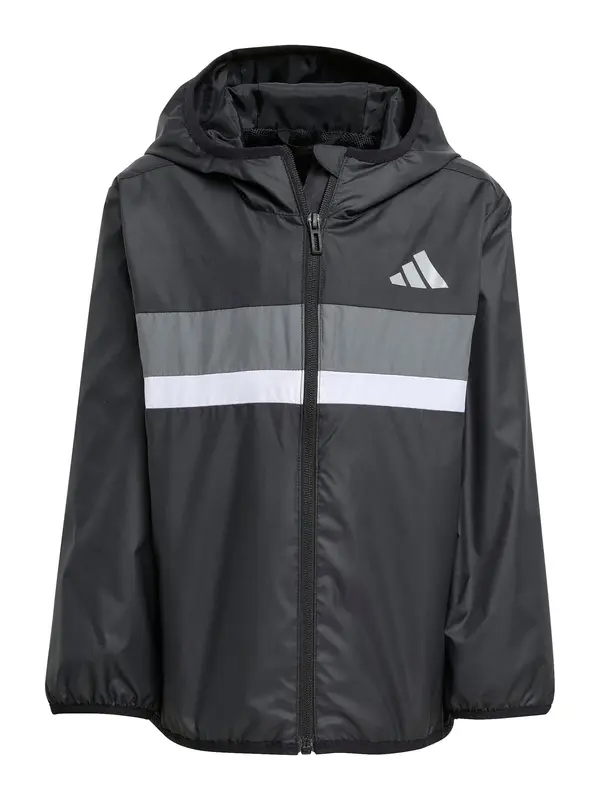 ADIDAS SPORTSWEAR ADIDAS SPORTSWEAR Sportska jakna 'Tiberio'  siva / crna / bijela