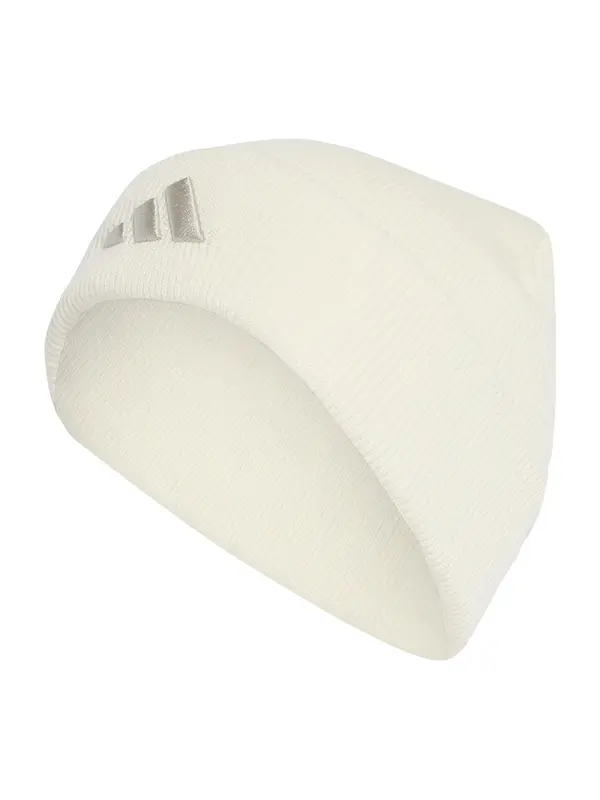 ADIDAS SPORTSWEAR ADIDAS SPORTSWEAR Sportska kapa 'New Logo Beanie'  sivkasto bež / bijela