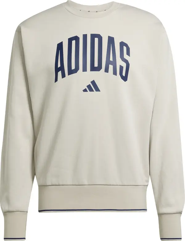 ADIDAS SPORTSWEAR ADIDAS SPORTSWEAR Sportska sweater majica 'COLLEGIATE'  pijesak / tamno plava