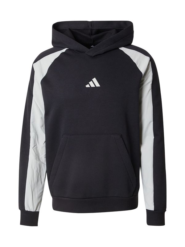 ADIDAS SPORTSWEAR ADIDAS SPORTSWEAR Sportska sweater majica 'ESS'  svijetlosiva / crna / bijela