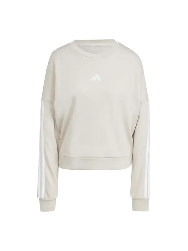 ADIDAS SPORTSWEAR ADIDAS SPORTSWEAR Sportska sweater majica 'Essentials'  svijetlobež / bijela