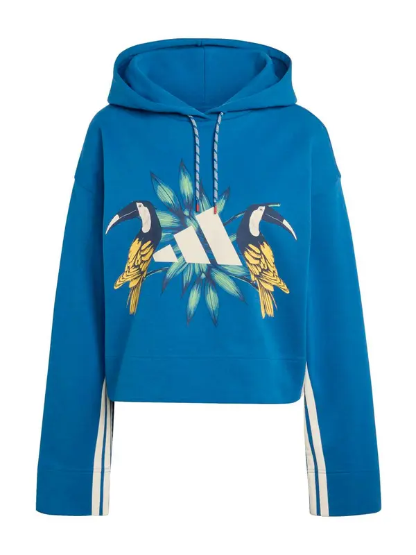 ADIDAS SPORTSWEAR ADIDAS SPORTSWEAR Sportska sweater majica 'FARM'  plava / morsko plava / žuta / prljavo bijela