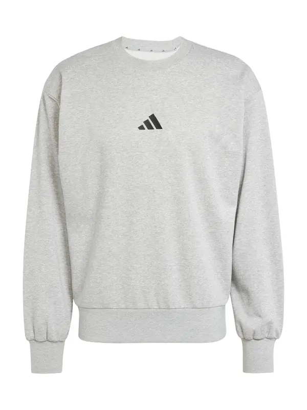 ADIDAS SPORTSWEAR ADIDAS SPORTSWEAR Sportska sweater majica 'FEELCOZY'  siva melange / crna