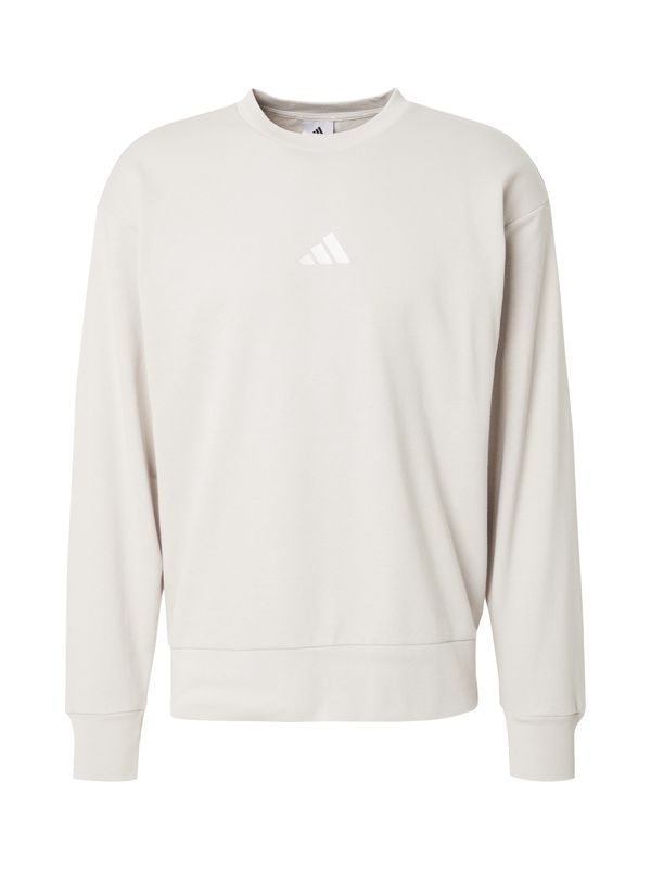 ADIDAS SPORTSWEAR ADIDAS SPORTSWEAR Sportska sweater majica 'FEELCOZY'  svijetlosiva / bijela