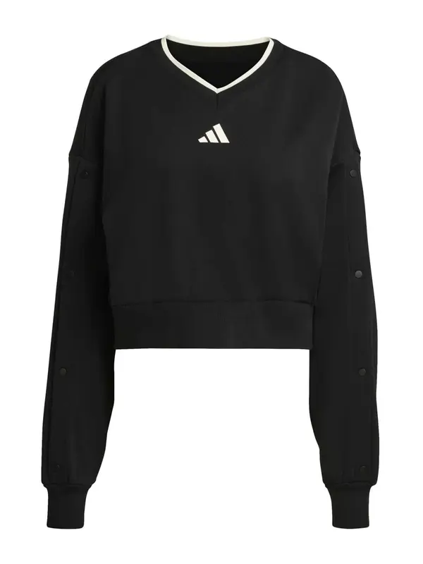 ADIDAS SPORTSWEAR ADIDAS SPORTSWEAR Sportska sweater majica 'STA SEAS'  crna / bijela