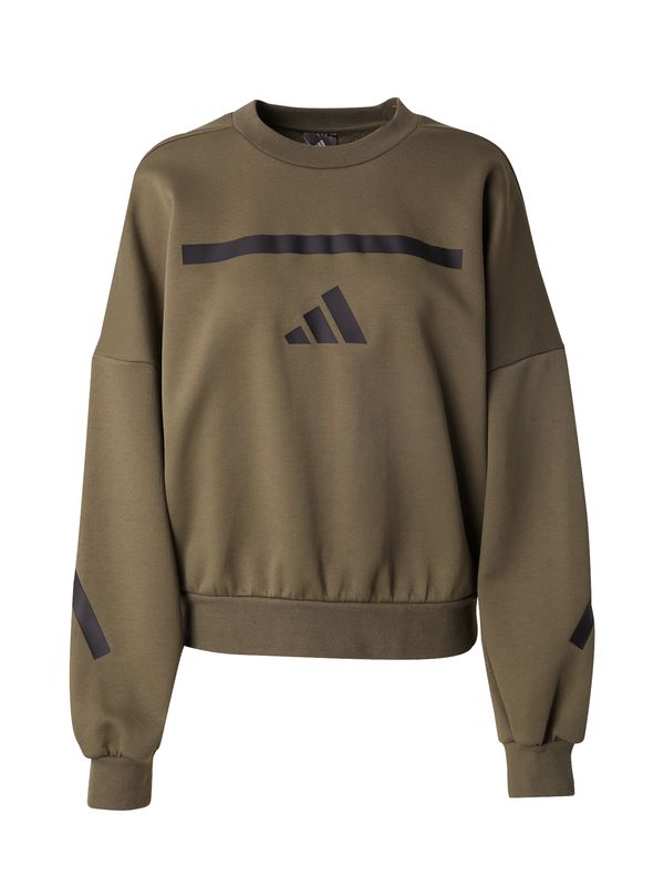 ADIDAS SPORTSWEAR ADIDAS SPORTSWEAR Sportska sweater majica 'Z.N.E.'  maslinasta / crna