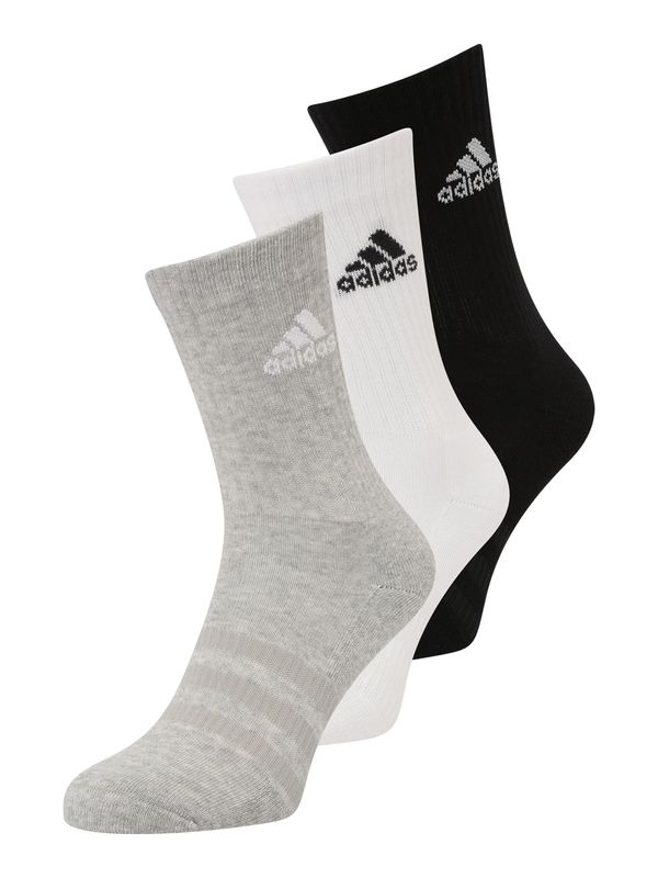 ADIDAS SPORTSWEAR ADIDAS SPORTSWEAR Sportske čarape 'Cushioned Crew '  siva melange / crna / bijela