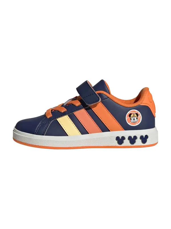 ADIDAS SPORTSWEAR ADIDAS SPORTSWEAR Sportske cipele 'Adidas x Disney Grand Court Mickey'  mornarsko plava / svijetložuta / narančasta / koraljna
