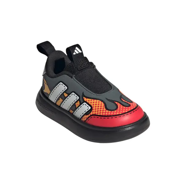 ADIDAS SPORTSWEAR ADIDAS SPORTSWEAR Sportske cipele 'BUBBLECOMIC I'  grafit siva / svijetlonarančasta / crvena / bijela