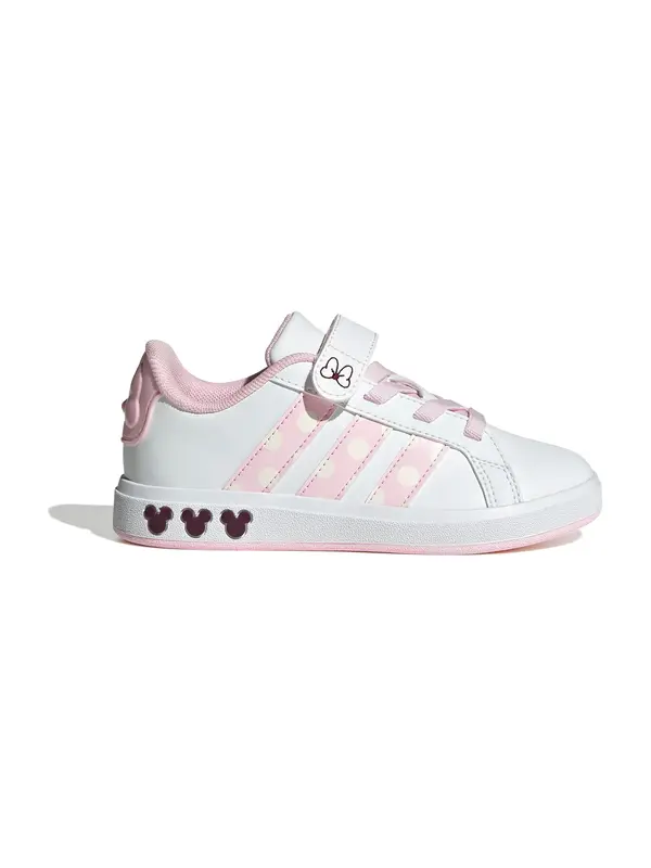 ADIDAS SPORTSWEAR ADIDAS SPORTSWEAR Sportske cipele 'Disney Minnie Mouse Grand Court'  bež / patlidžan / roza / bijela