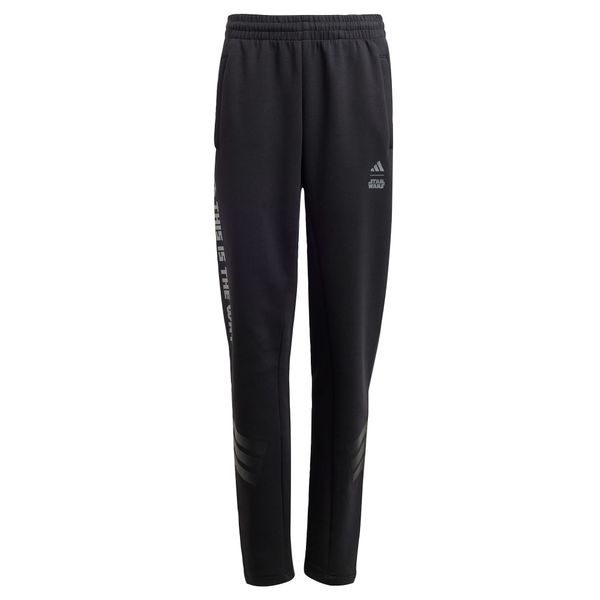 ADIDAS SPORTSWEAR ADIDAS SPORTSWEAR Sportske hlače 'Adidas x Star Wars The Mandalorian™'  srebrno siva / crna / bijela