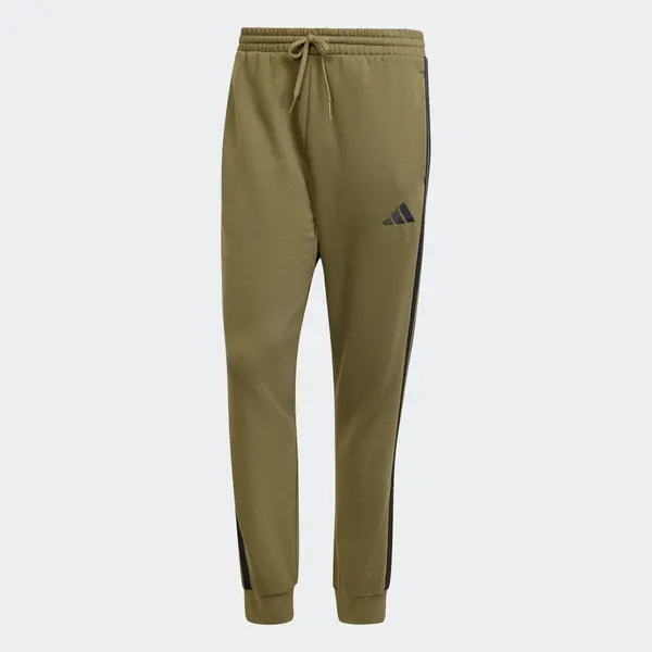 ADIDAS SPORTSWEAR ADIDAS SPORTSWEAR Sportske hlače 'Essentials'  maslinasta / crna