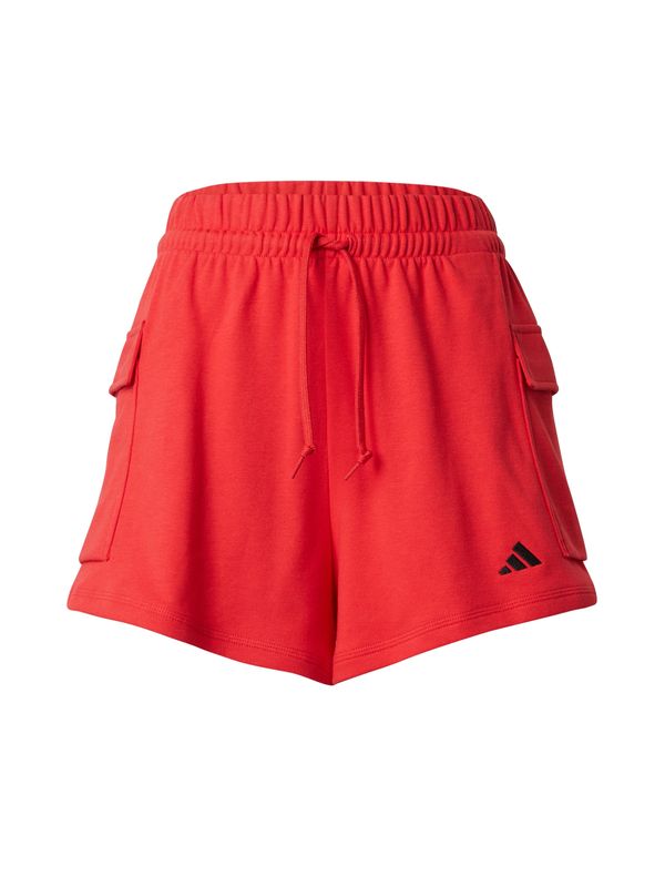ADIDAS SPORTSWEAR ADIDAS SPORTSWEAR Sportske hlače 'Essentials'  svijetlo crvena / crna