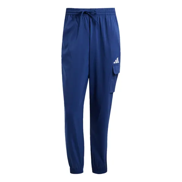 ADIDAS SPORTSWEAR ADIDAS SPORTSWEAR Sportske hlače 'Essentials'  tamno plava / bijela