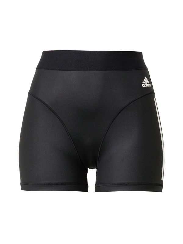 ADIDAS SPORTSWEAR ADIDAS SPORTSWEAR Sportske hlače 'Hyperglam 3-Stripes'  crna / bijela