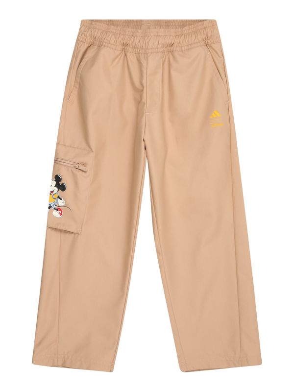 ADIDAS SPORTSWEAR ADIDAS SPORTSWEAR Sportske hlače  moka smeđa / tamo žuta / crna / bijela