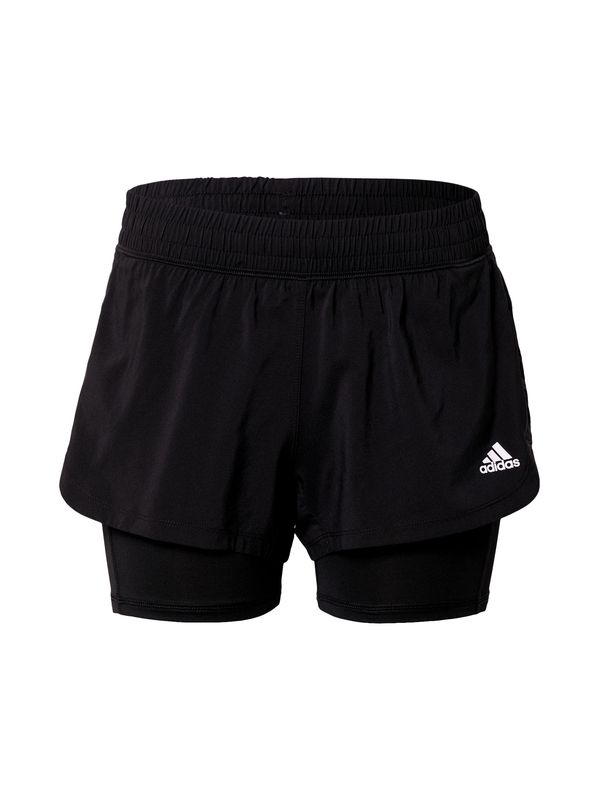 ADIDAS SPORTSWEAR ADIDAS SPORTSWEAR Sportske hlače 'Pacer 3-Stripes Two-In-One'  crna / bijela