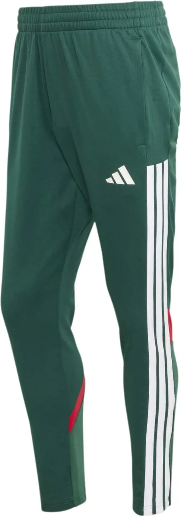 ADIDAS SPORTSWEAR ADIDAS SPORTSWEAR Sportske hlače 'TIRO'  tamno zelena / crvena / bijela