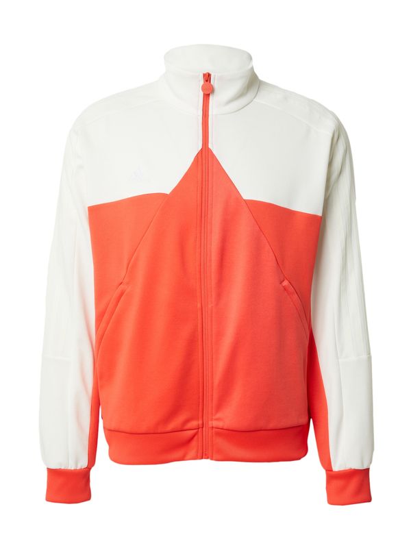 Adidas ADIDAS SPORTSWEAR Sportski gornji dio trenirke 'Tiro'  tamno narančasta / prljavo bijela
