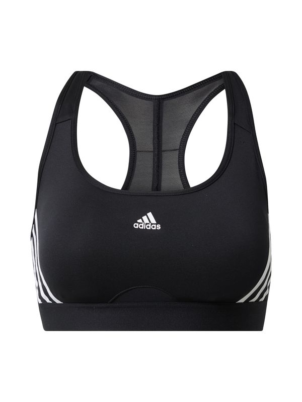 ADIDAS SPORTSWEAR ADIDAS SPORTSWEAR Sportski grudnjak 'Powerreact'  crna / bijela