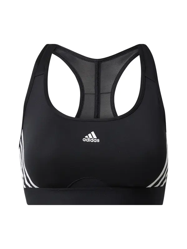 ADIDAS SPORTSWEAR ADIDAS SPORTSWEAR Sportski grudnjak 'Powerreact'  crna / bijela