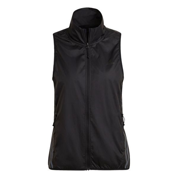 ADIDAS SPORTSWEAR ADIDAS SPORTSWEAR Sportski prsluk 'Run 3-Stripes Gilet'  srebrno siva / crna