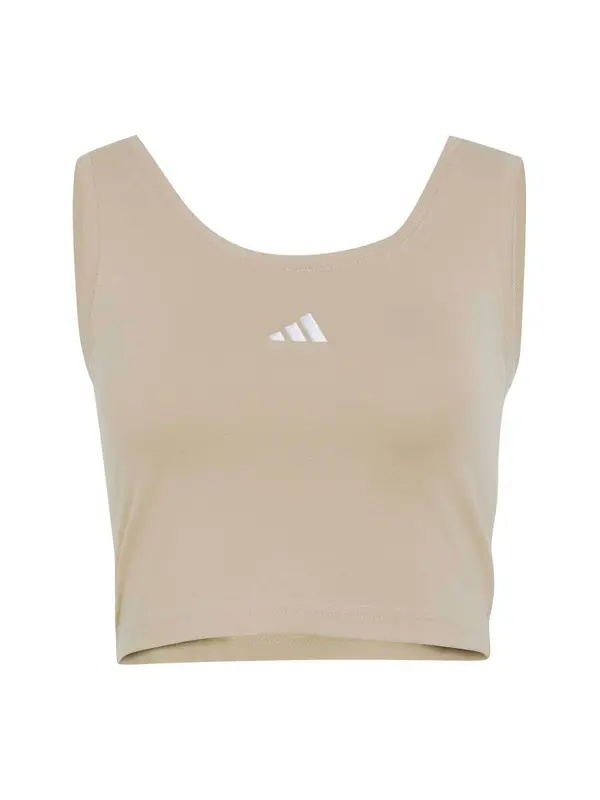 ADIDAS SPORTSWEAR ADIDAS SPORTSWEAR Sportski top 'Essentials'  cappuccino / bijela