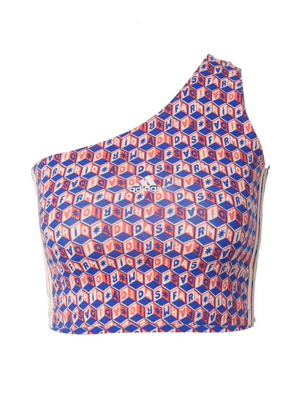 ADIDAS SPORTSWEAR ADIDAS SPORTSWEAR Sportski top 'Farm'  kraljevsko plava / losos / bijela