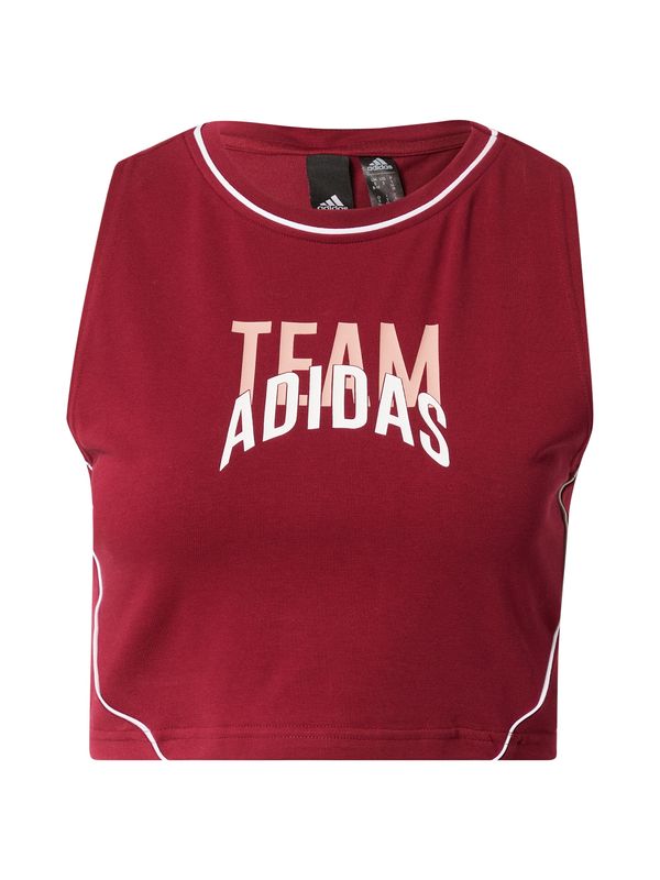 ADIDAS SPORTSWEAR ADIDAS SPORTSWEAR Sportski top  rosé / burgund / bijela