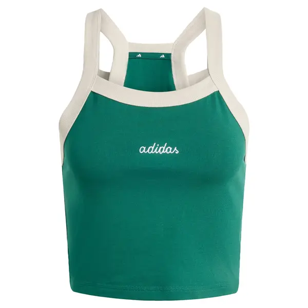 ADIDAS SPORTSWEAR ADIDAS SPORTSWEAR Sportski top 'Seasonal Essentials'  boja slonovače / kraljevski zelena / bijela