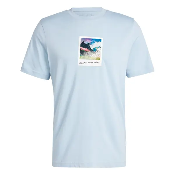 ADIDAS SPORTSWEAR ADIDAS SPORTSWEAR Tehnička sportska majica 'All Day I Dream About...'  plava / svijetloplava / zelena / crna