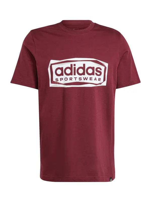 ADIDAS SPORTSWEAR ADIDAS SPORTSWEAR Tehnička sportska majica  boja vina / bijela
