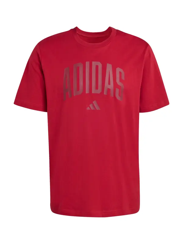 ADIDAS SPORTSWEAR ADIDAS SPORTSWEAR Tehnička sportska majica 'COLLEGIATE'  crvena / tamno crvena
