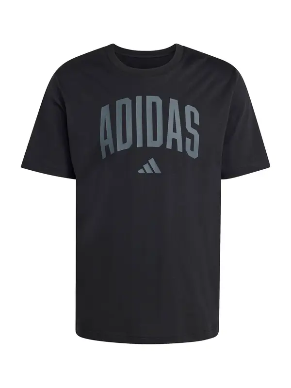 ADIDAS SPORTSWEAR ADIDAS SPORTSWEAR Tehnička sportska majica 'Collegiate Lineage'  tamo siva / crna
