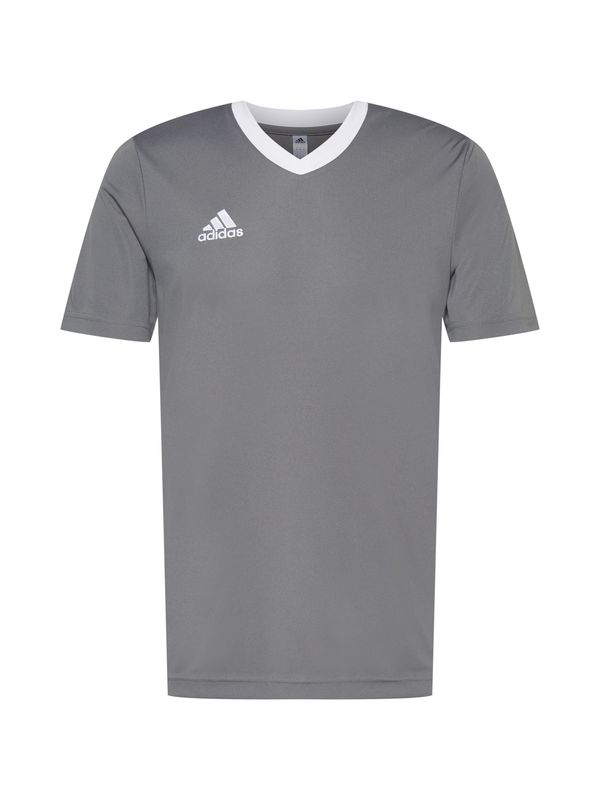 Adidas ADIDAS SPORTSWEAR Tehnička sportska majica 'Entrada 22'  siva / bijela