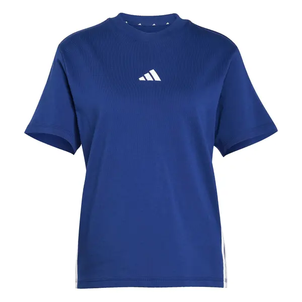 ADIDAS SPORTSWEAR ADIDAS SPORTSWEAR Tehnička sportska majica 'Essentials 3-Stripes Cotton'  tamno plava / bijela