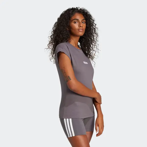 ADIDAS SPORTSWEAR ADIDAS SPORTSWEAR Tehnička sportska majica 'Essentials'  lavanda / bijela