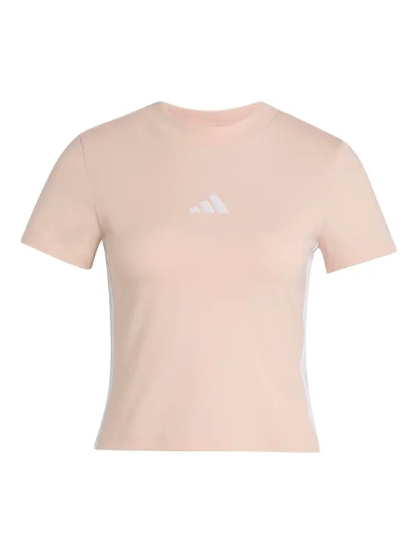 ADIDAS SPORTSWEAR ADIDAS SPORTSWEAR Tehnička sportska majica 'Essentials'  puder roza / bijela