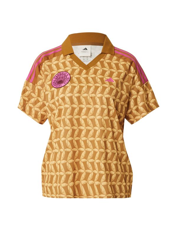 ADIDAS SPORTSWEAR ADIDAS SPORTSWEAR Tehnička sportska majica 'FARM TIRO'  žuta / med / roza