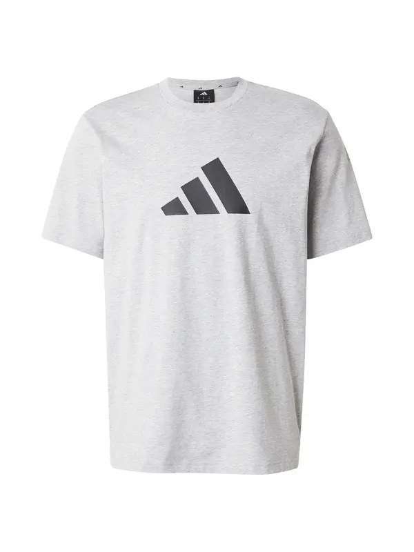 ADIDAS SPORTSWEAR ADIDAS SPORTSWEAR Tehnička sportska majica 'FI 3BAR'  siva melange / crna