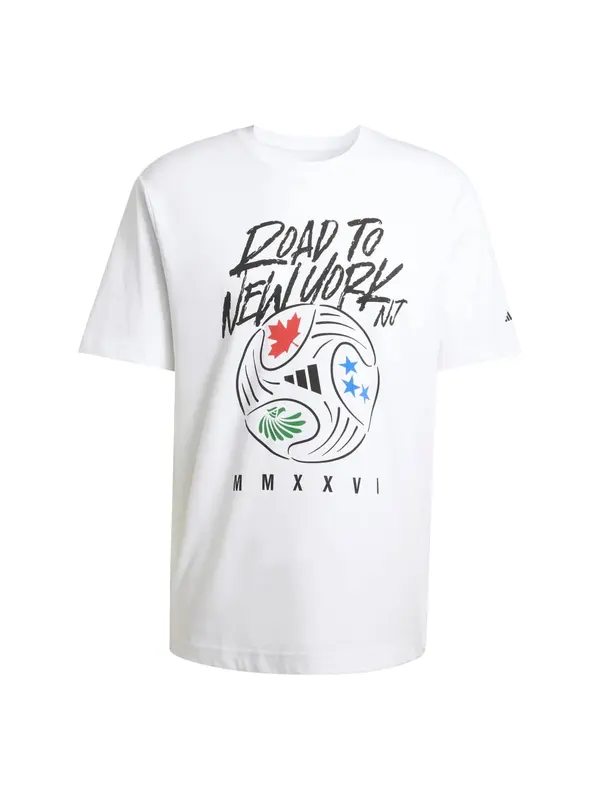 ADIDAS SPORTSWEAR ADIDAS SPORTSWEAR Tehnička sportska majica 'Fifa WC Roar To NY'  plava / crvena / crna / bijela