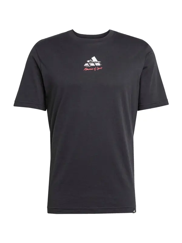 ADIDAS SPORTSWEAR ADIDAS SPORTSWEAR Tehnička sportska majica 'GALLERY'  tamo siva / crvena / crna / bijela